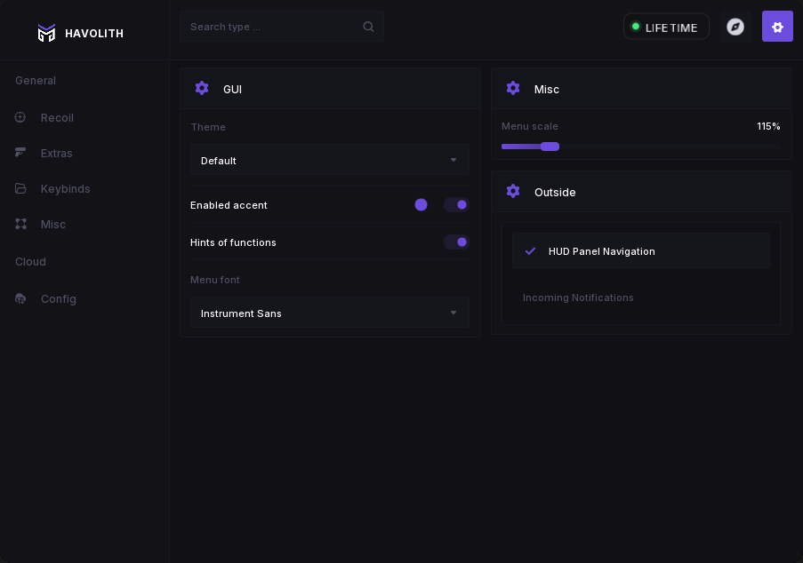 Havolith Script GUI - tab 6